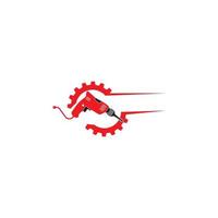 Drill tool icon vector illustration,construction icon