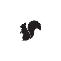 ilustración de icono de vector de logotipo de ardilla