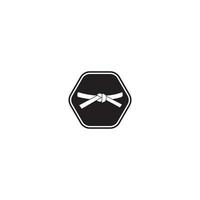 cinturón, ilustración del logotipo del vector del icono