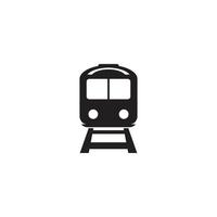 Railway  icon vector illustration logo