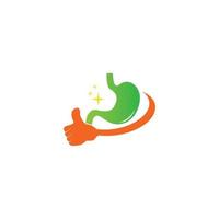 stomach care icon designs concept vector