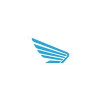 wing logo template vector icon illustration