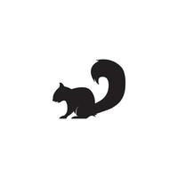 squirrel logo vector icon illustration