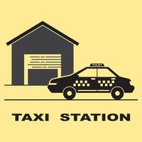 Taxi icon logo, vector design