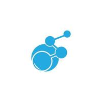 molecule logo vector illustration design