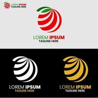 simple and modern logo vector suitable for food logos, technology and etc