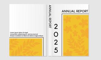 Corporate Book Cover Design Template in A4.modern botanical design. Can use to Brochure, Annual Report, Magazine,Poster, Business Presentation, Portfolio, Flyer, Banner, Website. vector