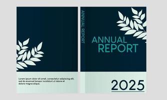 Corporate Book Cover Design Template in A4.modern botanical design. Can use to Brochure, Annual Report, Magazine,Poster, Business Presentation, Portfolio, Flyer, Banner, Website. vector