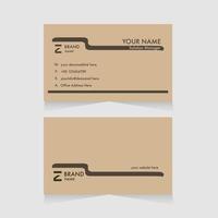 Creative Professional Corporate Business Card Template vector