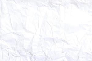 White paper crumpled background photo