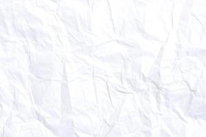 White paper crumpled background photo