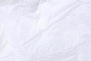 White paper crumpled background photo