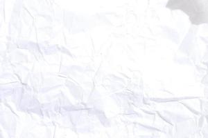 White paper crumpled background photo