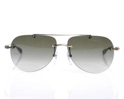 Beautiful Luxury sunglasses isolated on white background photo