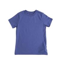 Isolated black t-shirt model front view photo