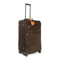 uso de equipaje o bolsa de equipaje para viajes de transporte y ocio sobre fondo blanco aislado foto