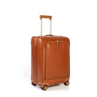Luggage or baggage bag use for transportation travel and leisure on white isolated background photo
