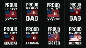 Army, Navy Military Design Bundle vector