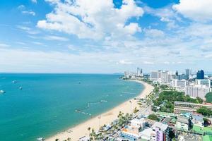 Pattaya Chonburi Thailand - 8 Nov 2021 - Beautiful landscape and cityscape of Pattaya city is popular destination in Thailand. photo