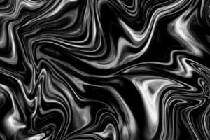 Abstract liquify wave, Marble  Black and White,  Luxury marble pattern texture background. photo
