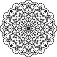 Decorative mandala design Pro Vector