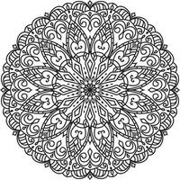 Decorative mandala design Pro Vector