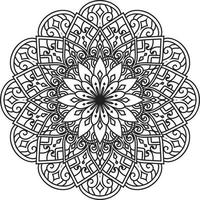 Decorative mandala design Pro Vector