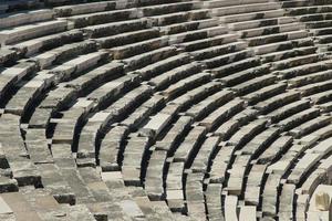 teatro de la ciudad antigua de aspendos en antalya, turkiye foto