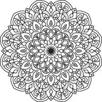 Decorative mandala design Pro Vector