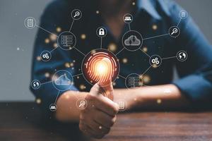 Digital transformation change management, internet of things. new technology bigdata and business process strategy, automate operation, customer service management, cloud computing, smart industry photo