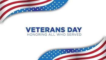 Veterans Day Simple Vector, this illustration suitable for banner, giftt card or greeting card vector