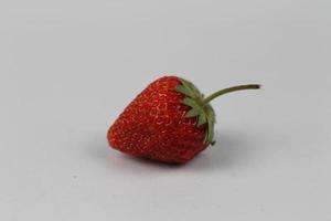 Strawberry jam with fresh strawberries photo