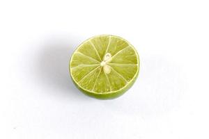 Lime isolated on white background photo