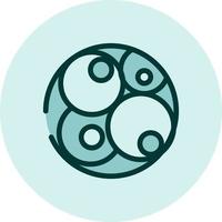 Embriology science, illustration, vector on a white background.