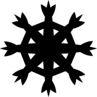 Russian snowflake, illustration, vector on a white background