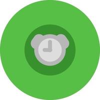 Alarm clock, illustration, vector on a white background.