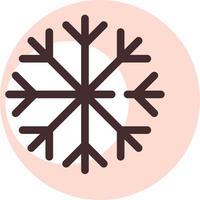 Snow proof material, illustration, vector on a white background.