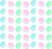 Macaron wallpaper, illustration, vector on white background.