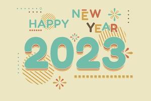 new year vector design