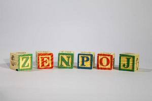 Wooden Alphabet Blocks photo