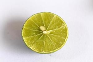 Lime isolated on white background photo