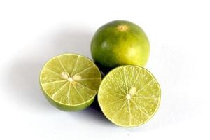 Lime isolated on white background photo