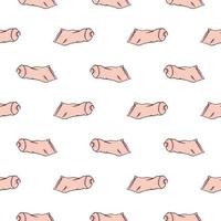 Pink paint bottle ,seamless pattern on white background. vector