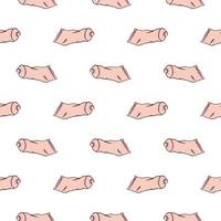 Pink paint bottle ,seamless pattern on white background. vector