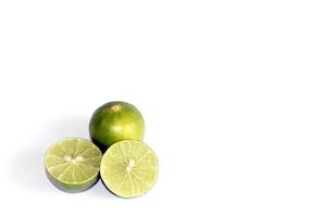 Lime isolated on white background photo