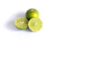 Lime isolated on white background photo