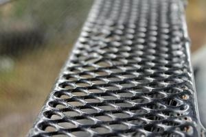 A shot of plastic grille photo