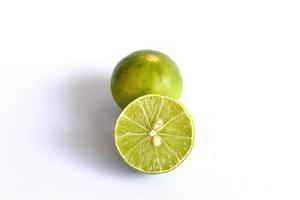 Lime isolated on white background photo