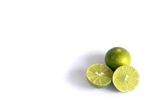 Lime isolated on white background photo