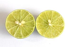 Lime isolated on white background photo
